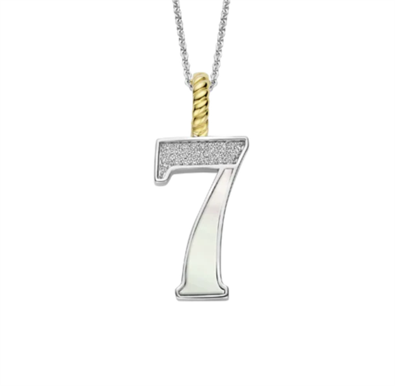 Halskette Ti Sento Milano Dame Numbers in Silber Zirconia 6841MW_7 - 6841MW_7